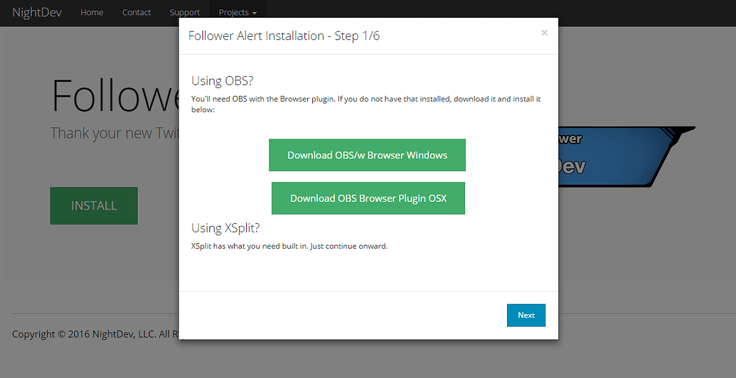 Follower Alerts no OBS Download - Visual Alerts - NightDev Community Forums