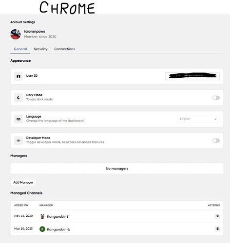 Chrome Managed Channels