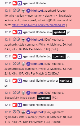 Nightbot Command For New Items In Shop Fortnite Fortnite Battle Royale Stats In Your Chat Custom Apis Nightdev Community Forums