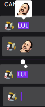 Twitch chat emotes