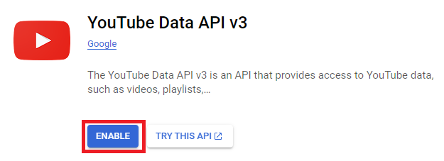 Videos,  Data API